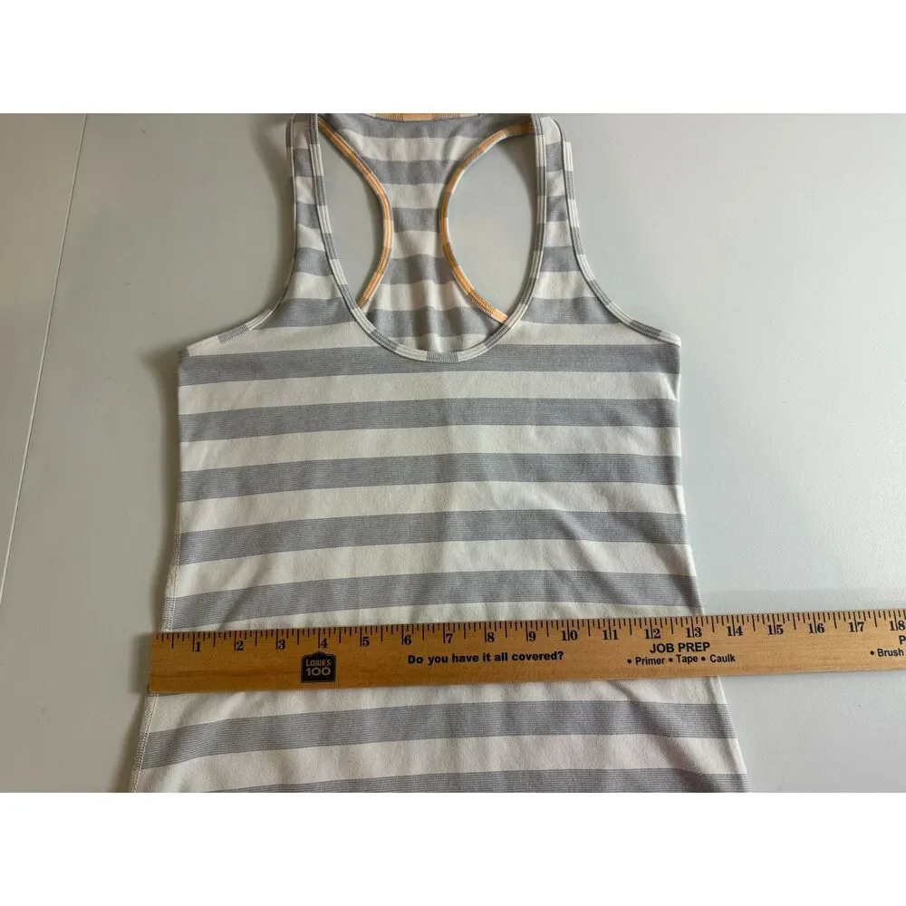 Lululemon Women's Racerback Tank Top Striped Size XS / S